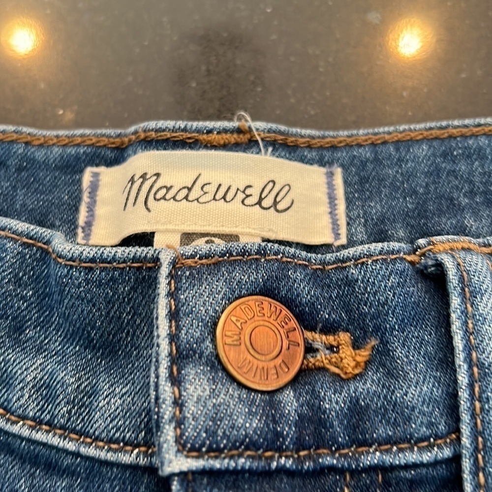 Madewell The High-Rise Slim Boyjean in Barksdale Wash SZ 25 - Picture 3 of 10